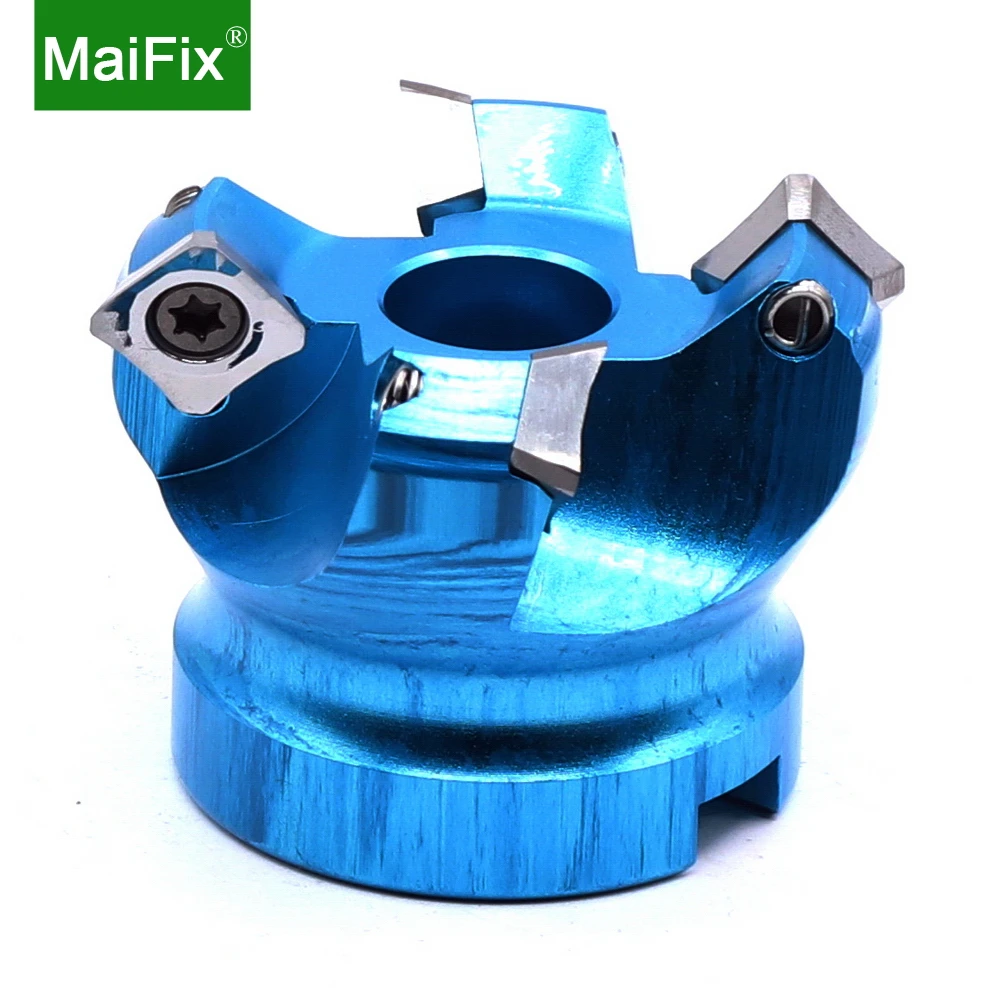 MaiFix KM12 Face Aluminium Plane Head End Milling Cutter SEHT1204 Insert CNC Machine Tool Holder