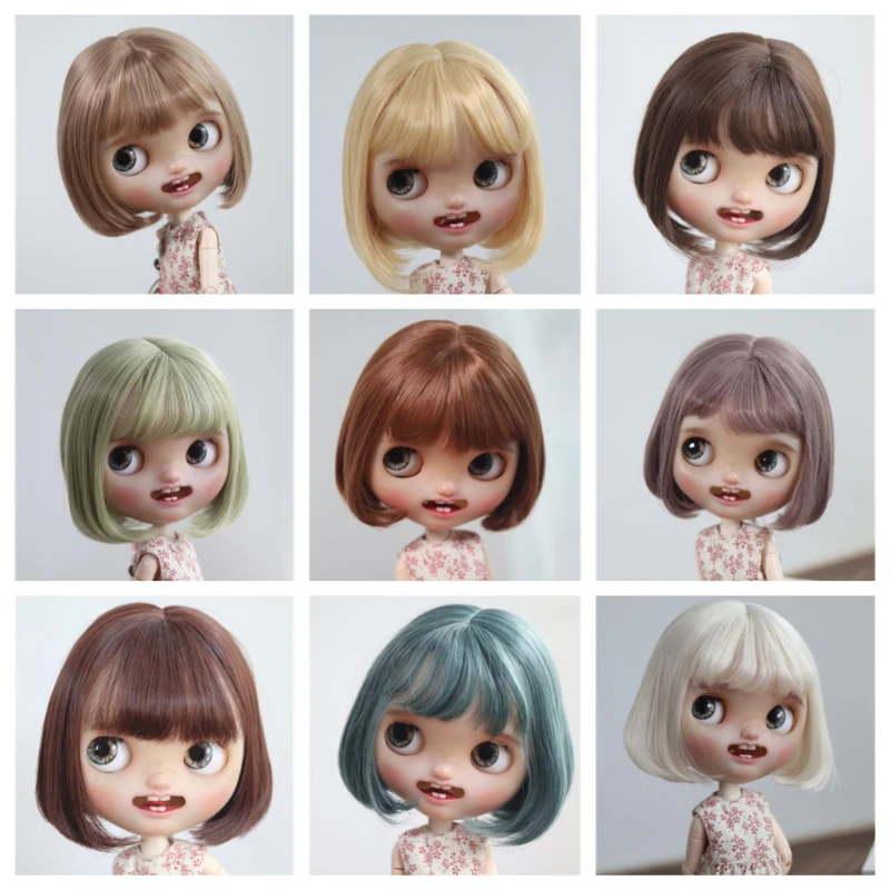 Qbaby BJD wig 1/3  Blythe High temperature silk wig False hair  BJD doll accessories