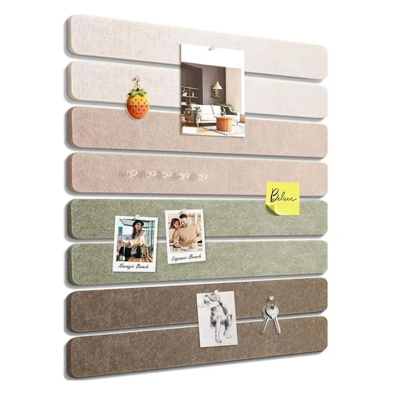 Decoración de pared de fieltro, para tableros de anuncios, diseño de corcho pequeño, para accesorios de escritorio y ese