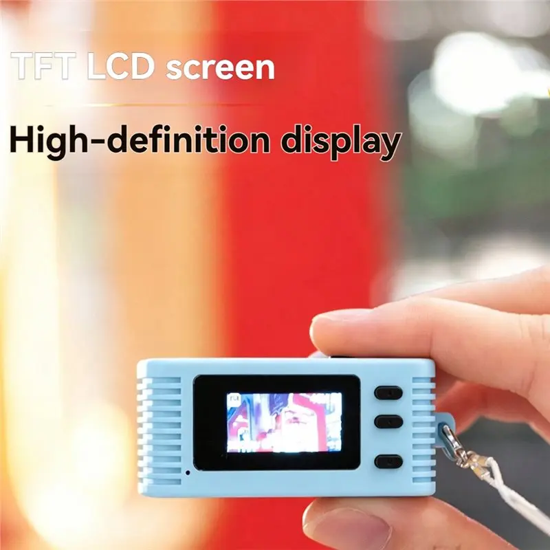 Thumb Camera HD Keychain Digital Camera 1920X1080 30Fps Portable Camcorder Recorder TFT LED Screen For Kids Gift A-A09I