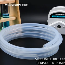 1 Meter Platinum Cured Silicone Tubing for Peristaltic Pump Hose Food Grade MultiSize Silicon Tube Optional Three-stop Microbore