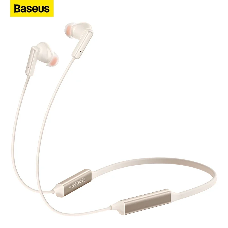 Baseus U2 Pro Headphones Neckband Wireless Bluetooth 5.2 Earphone Hybrid ANC Noise Cancelling Earbuds Sports Hifi Headsets Gamer