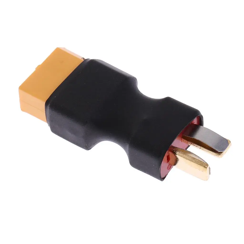 

No Wires Connector-RC Model XT60 Female to Male T-Plug Adapter Deans Style for for RC Car Boat Airplane Lipo Battery Charger