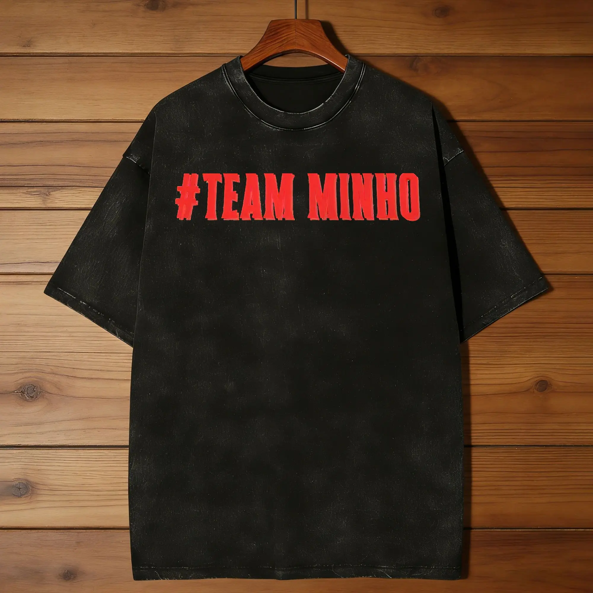 Team Minho XO Kitty T Shirt Summer  Streetwear T-Shirts Casual Leisure Tee Shirt For Men Short-Sleeved Printed Tees
