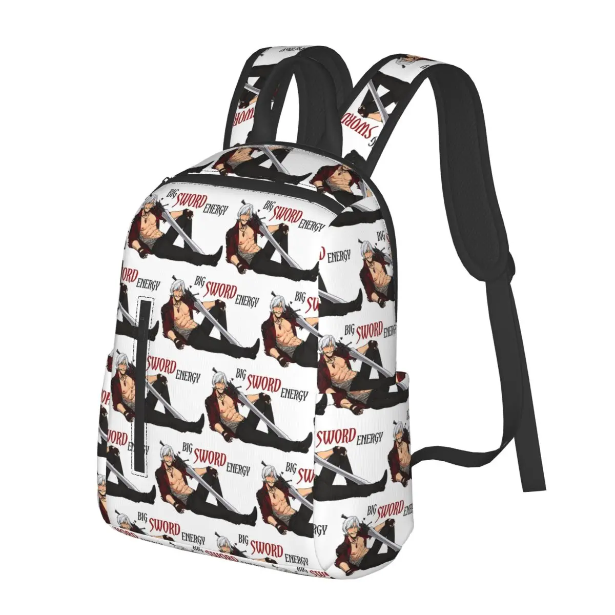 

Devil May Cry Big Sword Energy Student Backpack School Bag Hiking Travel Daypack for Boys Girls Fashion Bookbag Shoulder Bags