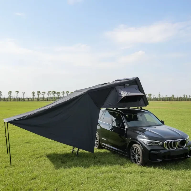 Aluminum Alloy Roof Tent Foldable Four-season Hard Shell Quick Opening Outdoor Vehicle-mounted Camping