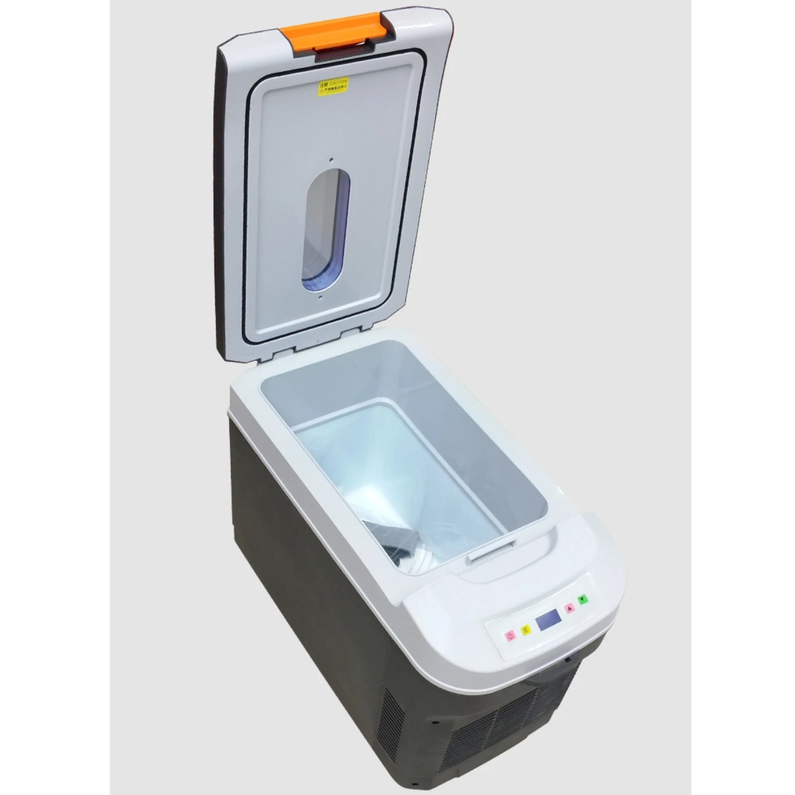 Car Fridge with Window Hard-Sided Mini Fridge with Warmer Car Refrigerator Flexible Personal Cooler Thermoelectric