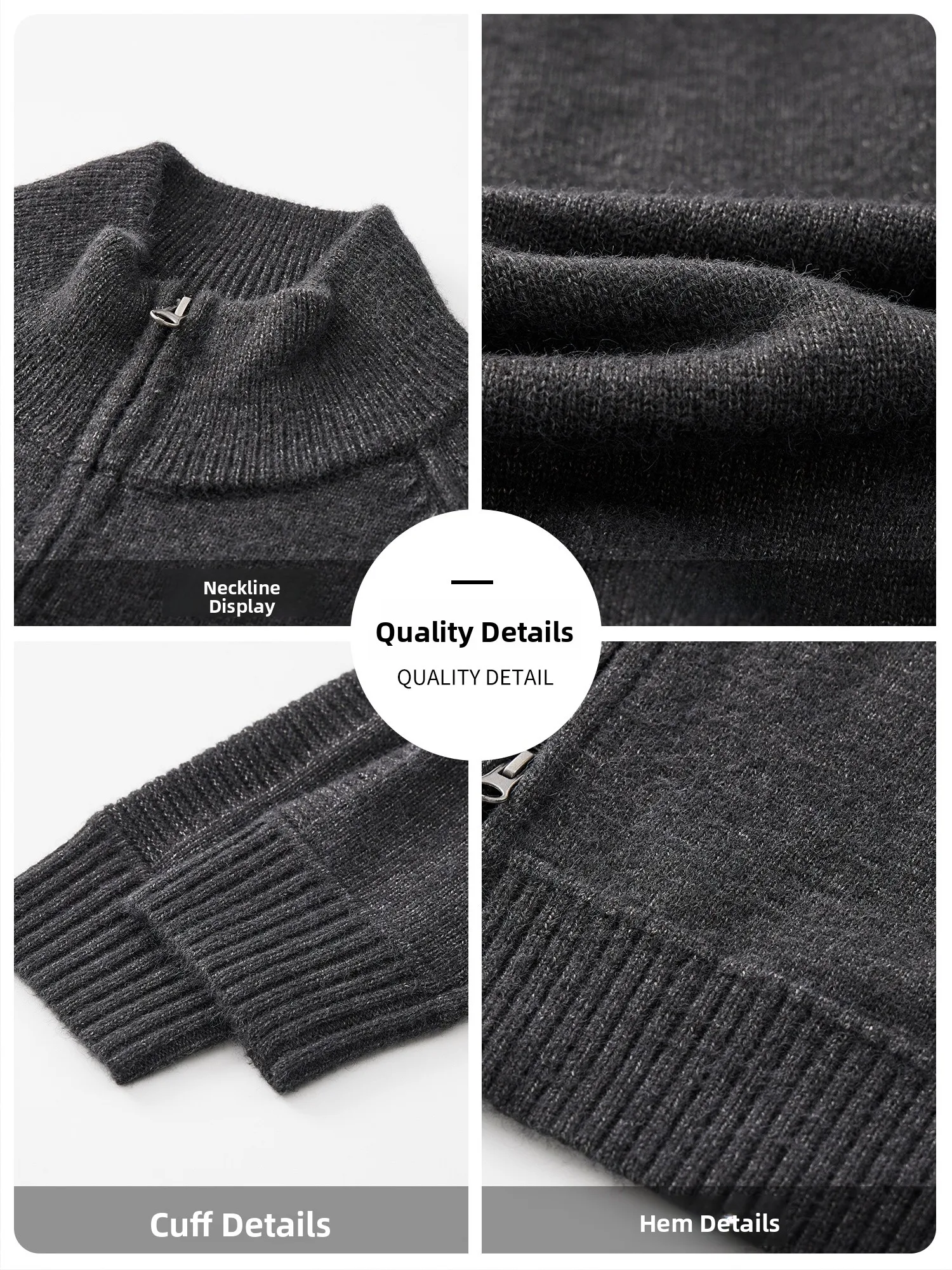 PaulFrank Heavyweight American Sle Men's Knitted Cardigan Sweater Casual Versatile Autumn Winter Faion Urban Faion