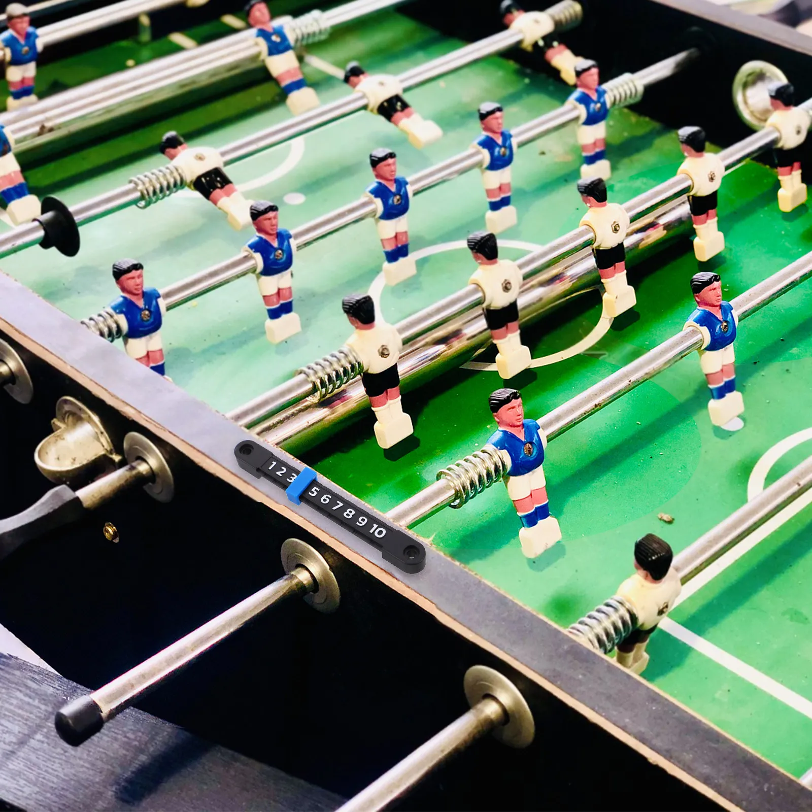 

6Pcs Foosball Scorekeeper Plastic Table Football Scoring Counters Accurate Goal Counter for Home Office Tournament Football