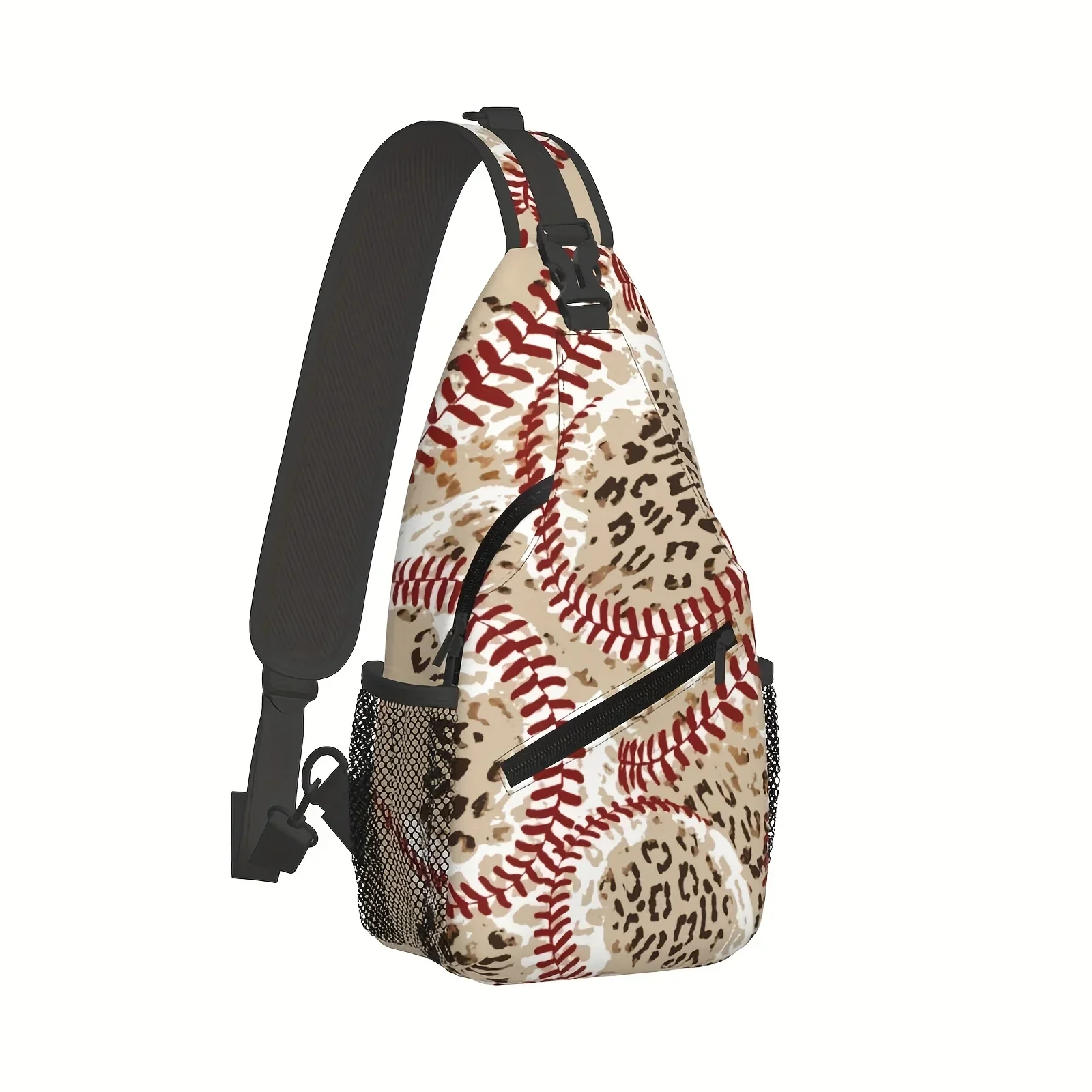Custom Custom Baseball Sling Backpack Baseball Sling Bag Crossbody Shoulder Bag Baseball Purse Chest Bag For Men Women
