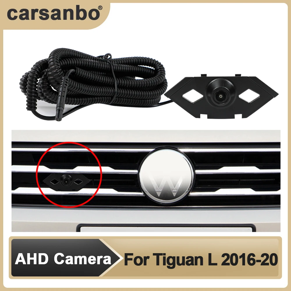 

Car AHD Front View OEM Camera HD Night Vision Fisheye 150° Chrome Camera for VW Tiguan L 2016-20 Parking Monitoring System