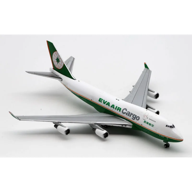 Liga de avião colecionáveis com suporte, JC Asas Presente, Eva Air Cargo Boeing B747-400(BDSF) Diecast Aircraft, B-16406, XX4188, 1:400