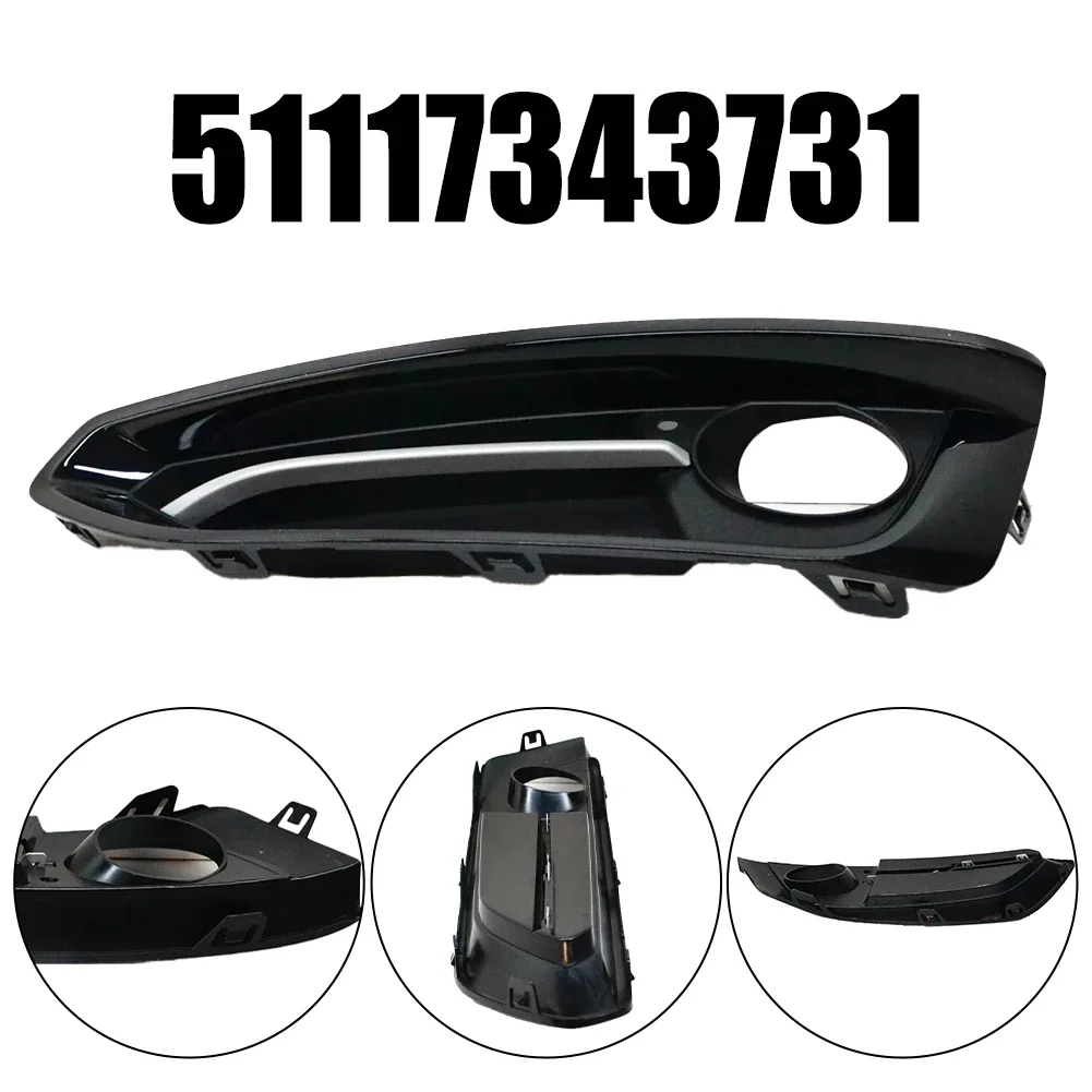 

Car Front Left/right Fog Light Molding Grille For BMW 2Series F22 F23 2014+ 51117343731/51117343732 For 230i XDrive Base