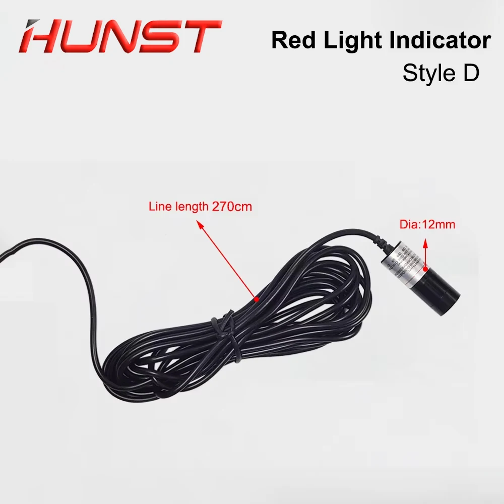 HUNST Red Dotted Beam Light 650nm 5V 10mW Infrared Adjustable Laser Module Locator &Adapter for Fiber Marking or Cutting Machine