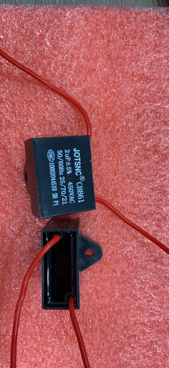 CBB61 fan starting capacitor 1.2/1.5/1.8/2/2.5/3/4/5/6/7UF ceiling fan range hood 450V  10 Piece  1lot