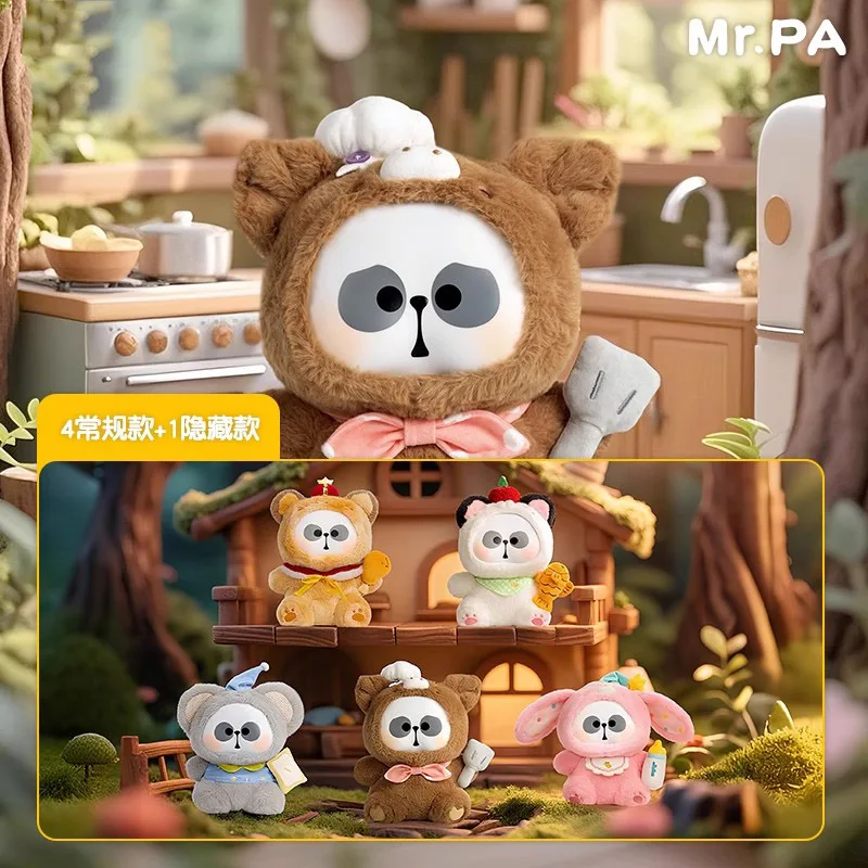 

MR.PA 400% серия Animal Party, плюшевая слепая коробка, загадочная коробка, игрушка, виниловые коллекционные фигурки для лица, кавайная модель, украшение, подарок для девочек