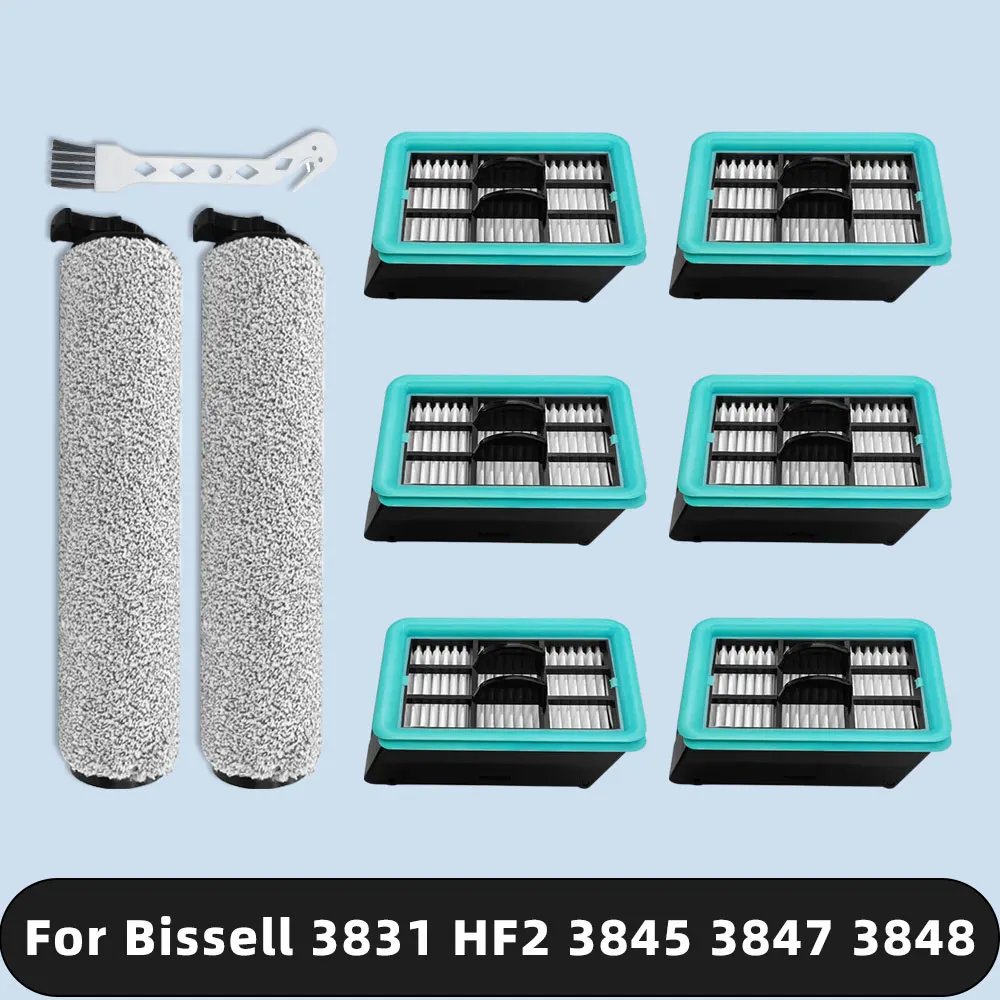 

Compatible For Bissell Crosswave Hard Floor Expert 3831 HF2 3845 3847 3848 Vacuum Cleaner Replacement Parts Filter Brush Roll