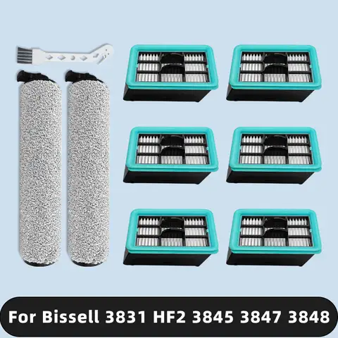 Compatibile Per Bissell Crosswave Hard Floor Expert 3831 HF2 3845 3847 3848 Aspirapolvere Parti di Ricambio Filtro Spazzola Rullo