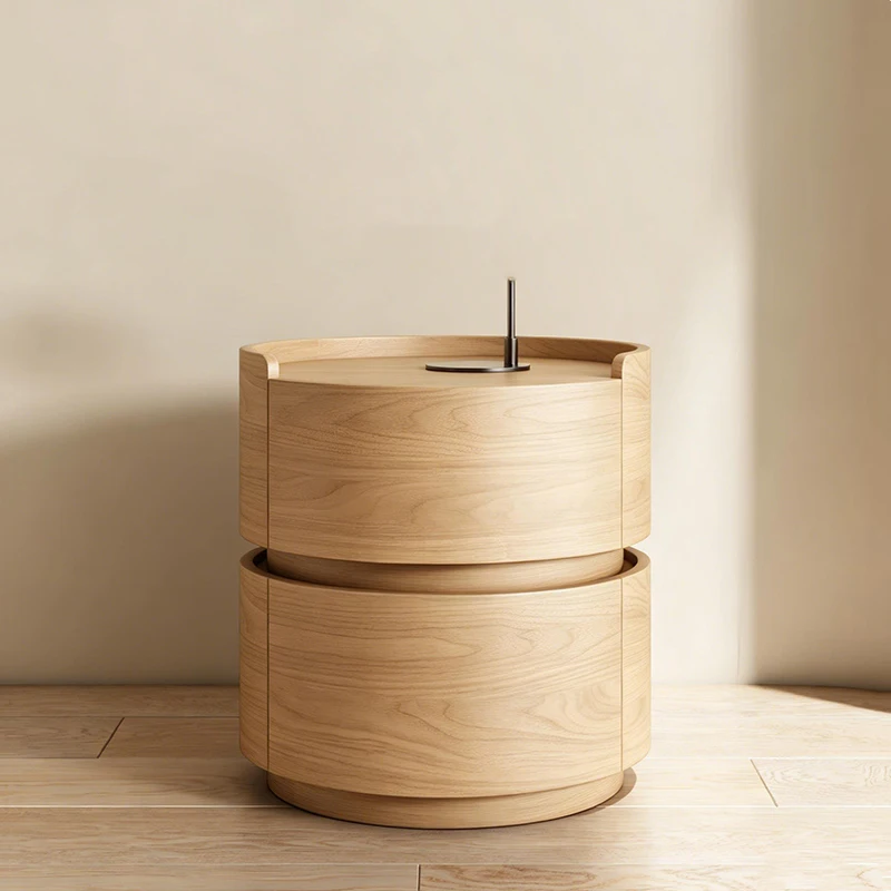 Premium Aesthetic Bedside Table Bedroom With Drawers Side Small Nightstands Nightstand Wooden Delicacy Tocador Home Furniture