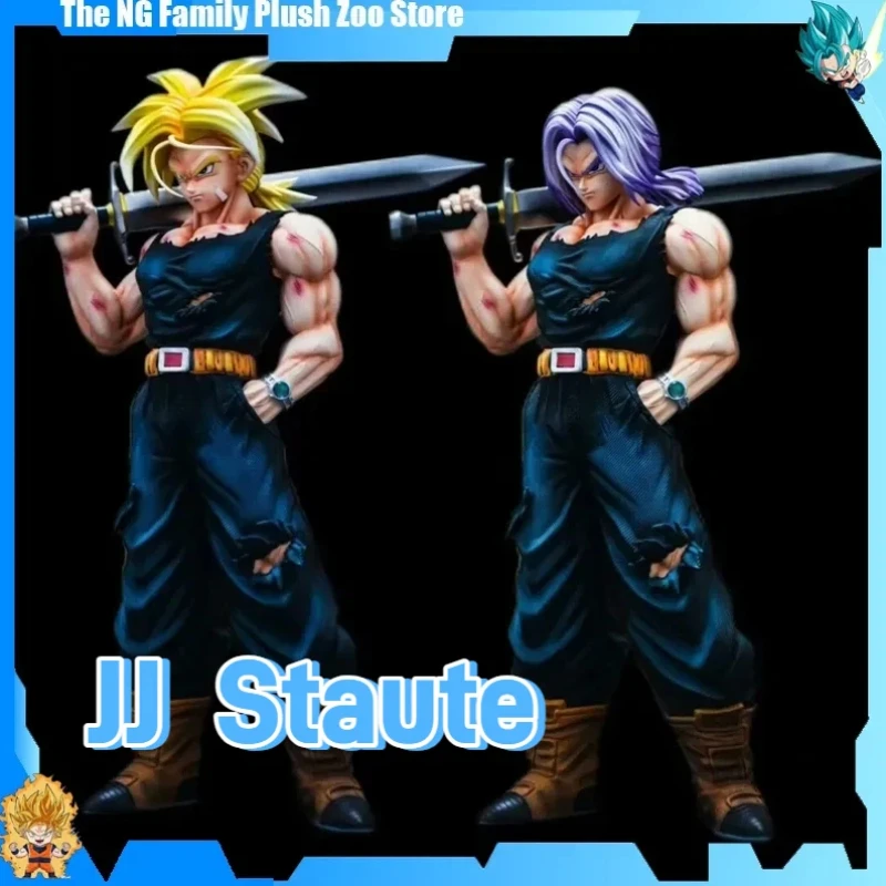 Jj تمثال لعبة دراغون بول أنيمي الطرفية زخارف مكتب حلية السيف لحام جذوع برأسين النحت Gk الشكل لعبة هدية