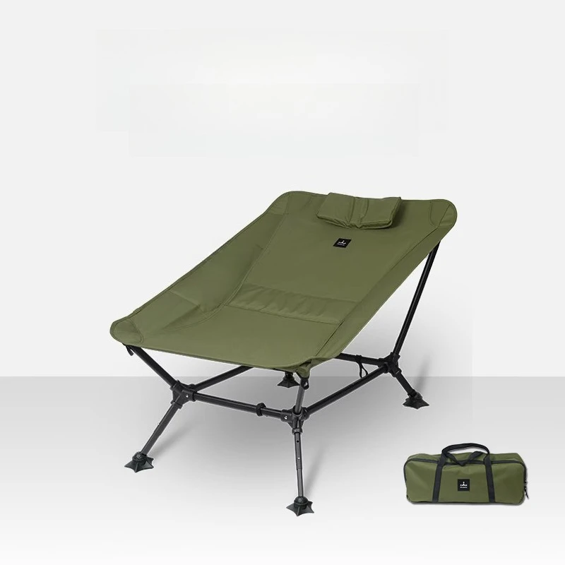 

Outdoor Motorcycle Lying Chair Mini Storage Camping Folding Chair Line Lightweight Travel Portable Lying Chair