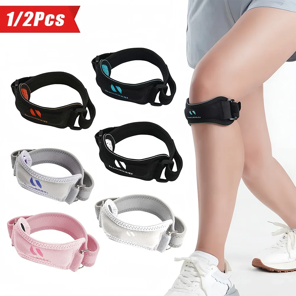 

Patella Knee Brace Knee Support, Running, Hiking,Basketball,Jumpers Knee,Tendonitis,Adjustable Strap Patellar Tendon Stabilizer