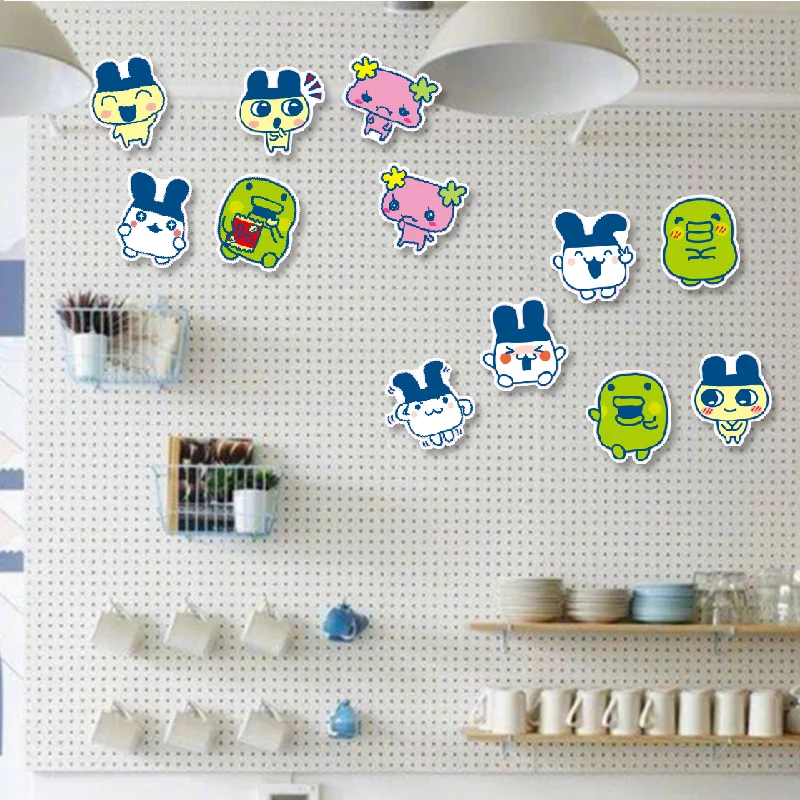 Nuovo modello Tamagotchi Simpatico cartone animato Creatività Attrazione magnetica morbida Magnete da frigorifero Arredamento per la casa Decorazione senza traccia