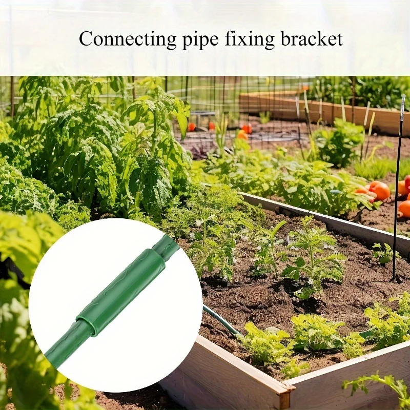 30pcs Garden Bracket Simple Plastic Connecting Pipe Plant Bracket Is Suitable for Gardens, Vegetable Gardens and Vine Stands.