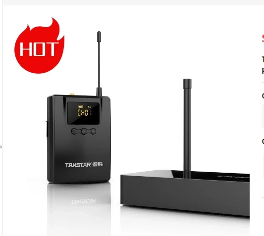 

Takstar WPM-300 UHF wireless monitoring system stable and reliable performance for various instrument/stage monitoring