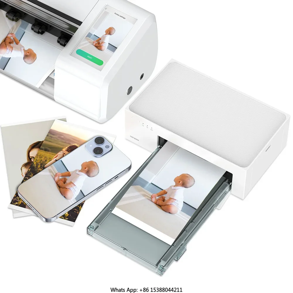 Rock Space 36 Sheets Full Color Photo Portable Back Sticker Printer Custom Phone sk in Printer