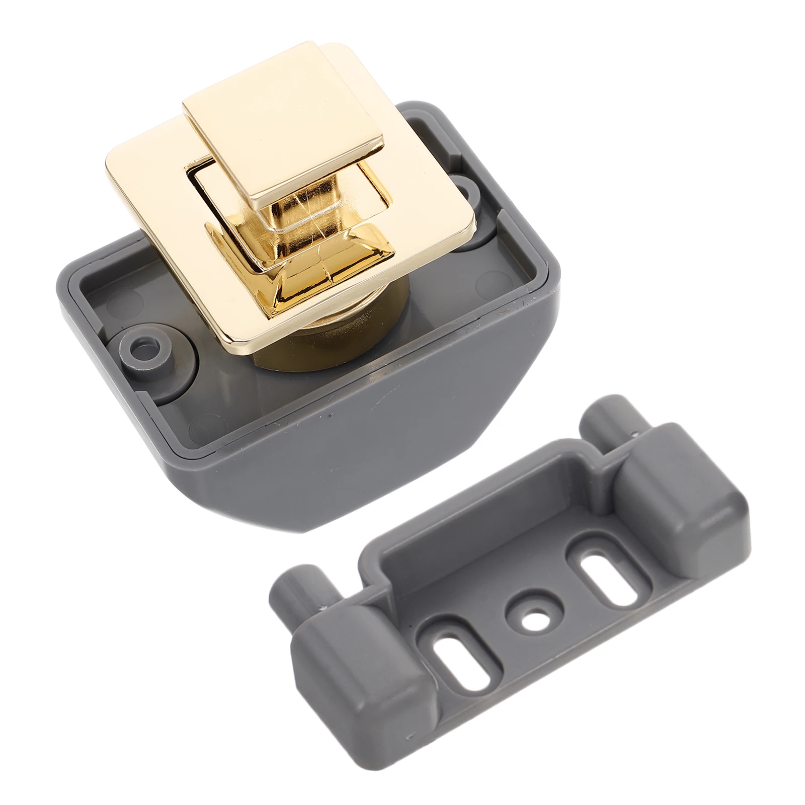 

Square RV Modification Lock Cabinet Knobs Push Button Drawer Latches for Rvs Camper Door H Tool Box Latch Rv CabinetLatch