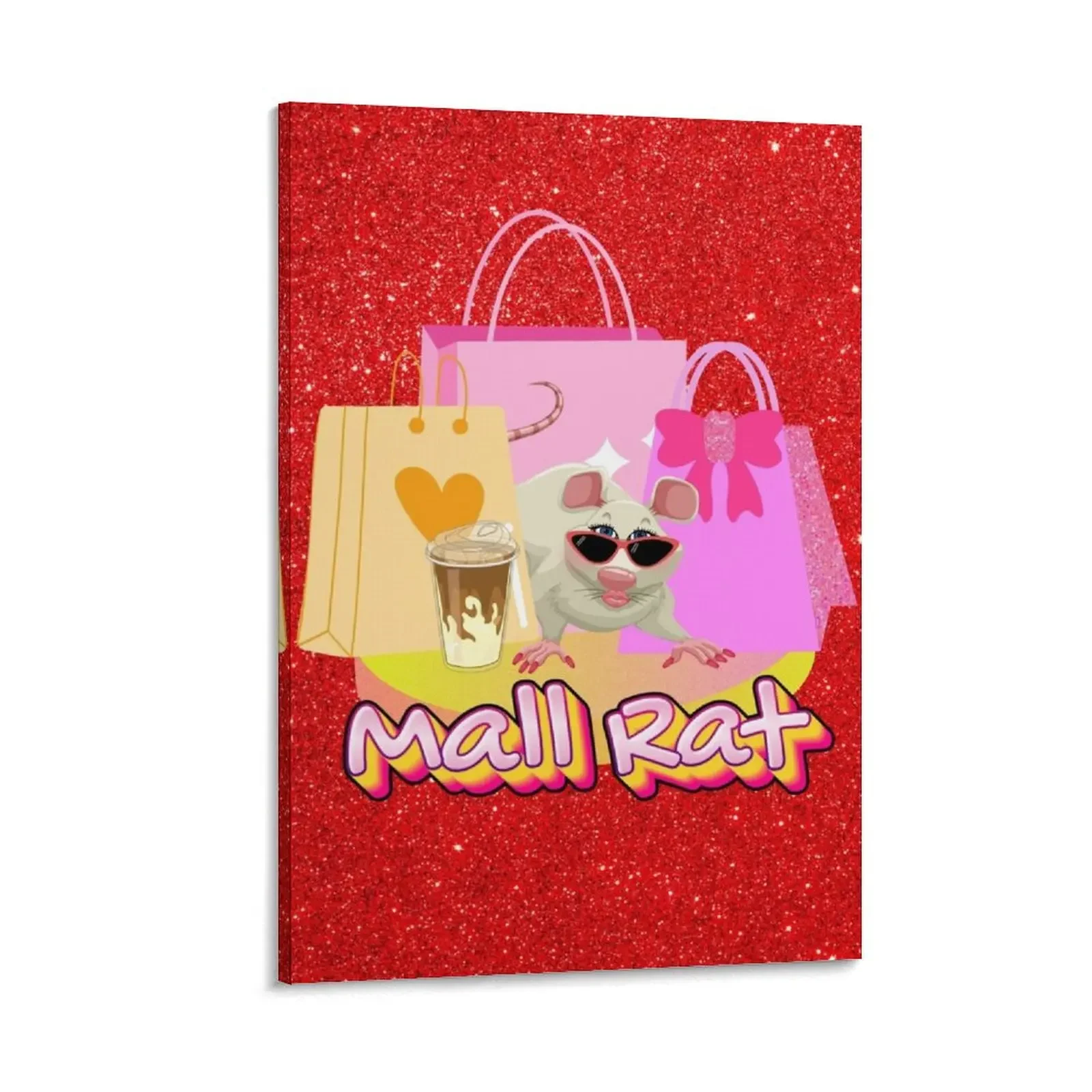 

My attitude muse, the mall rat Canvas Painting posters for room Decoration for home home decoration accessories