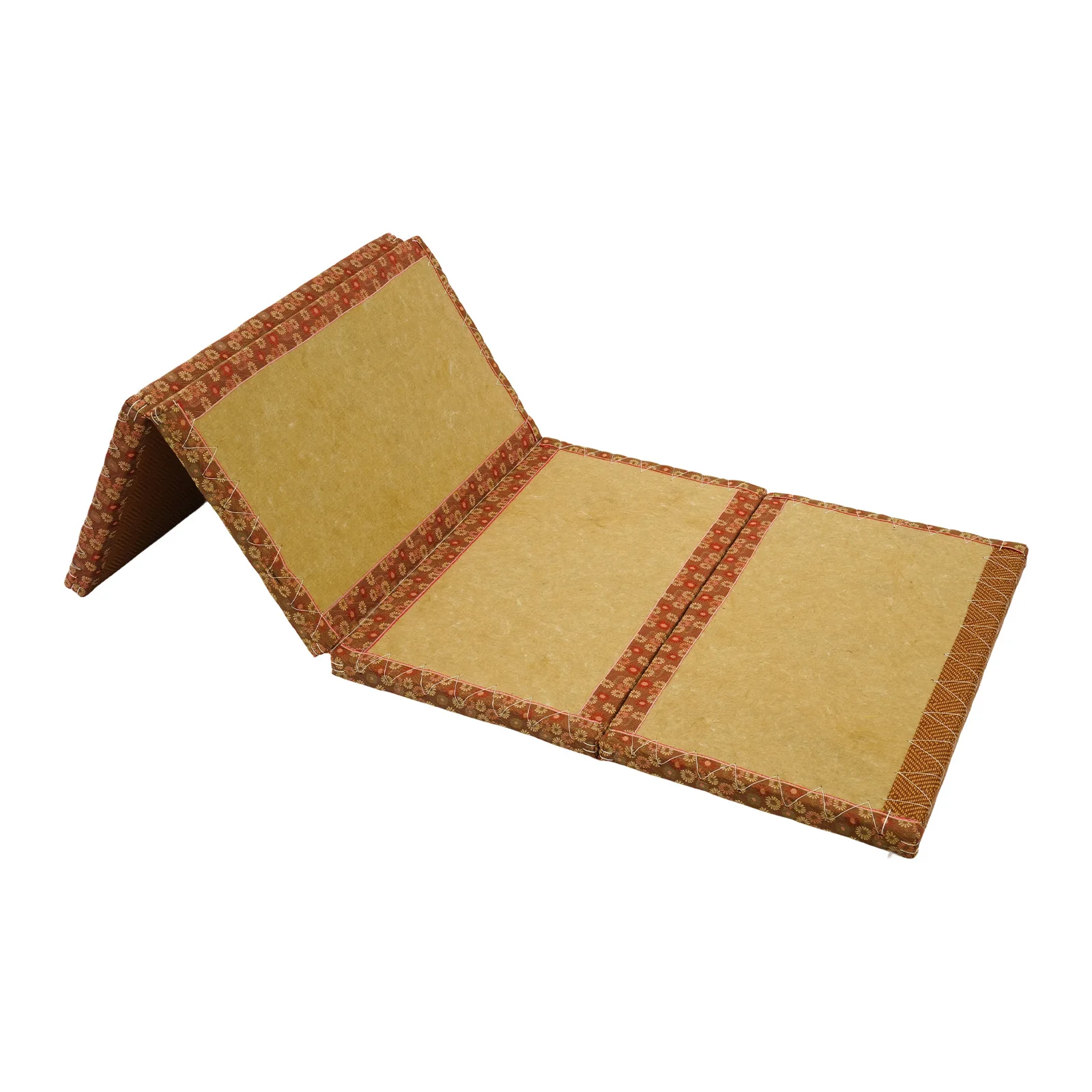 Foldable Tatami Floor Mat 31.5*74.8*1.97in Japanese Tatami Mat, Foldable Tatami Coconut Palm Floor Mat, Rattan Mat, 3E Coconut Coir, Foldable, Portable, Cool, Breathable, Lightweight, Multi-Functional, for Guest Bed, Dorm, Camping, Office Nap
