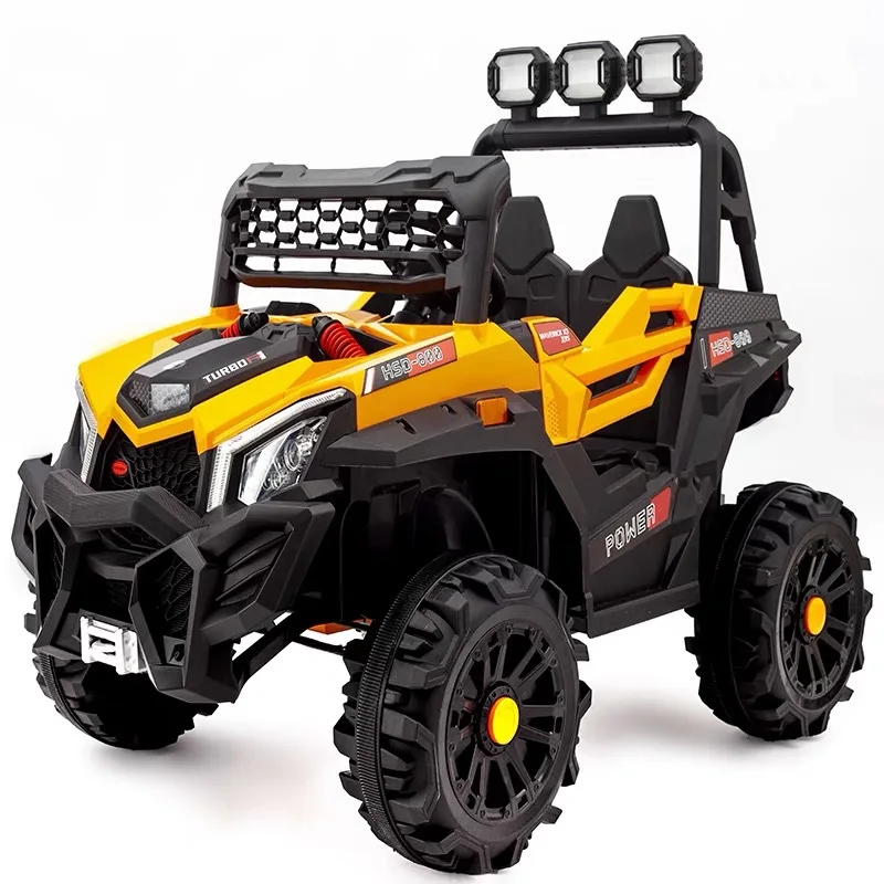 Children's Electric Quad - Dual Drive Children's Toy Car with Remote Control for Off-Road Adventures