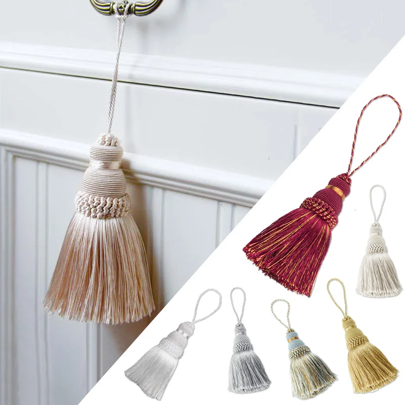 Hanging Rope Silk Tassel Trim for DIY, 1Pc