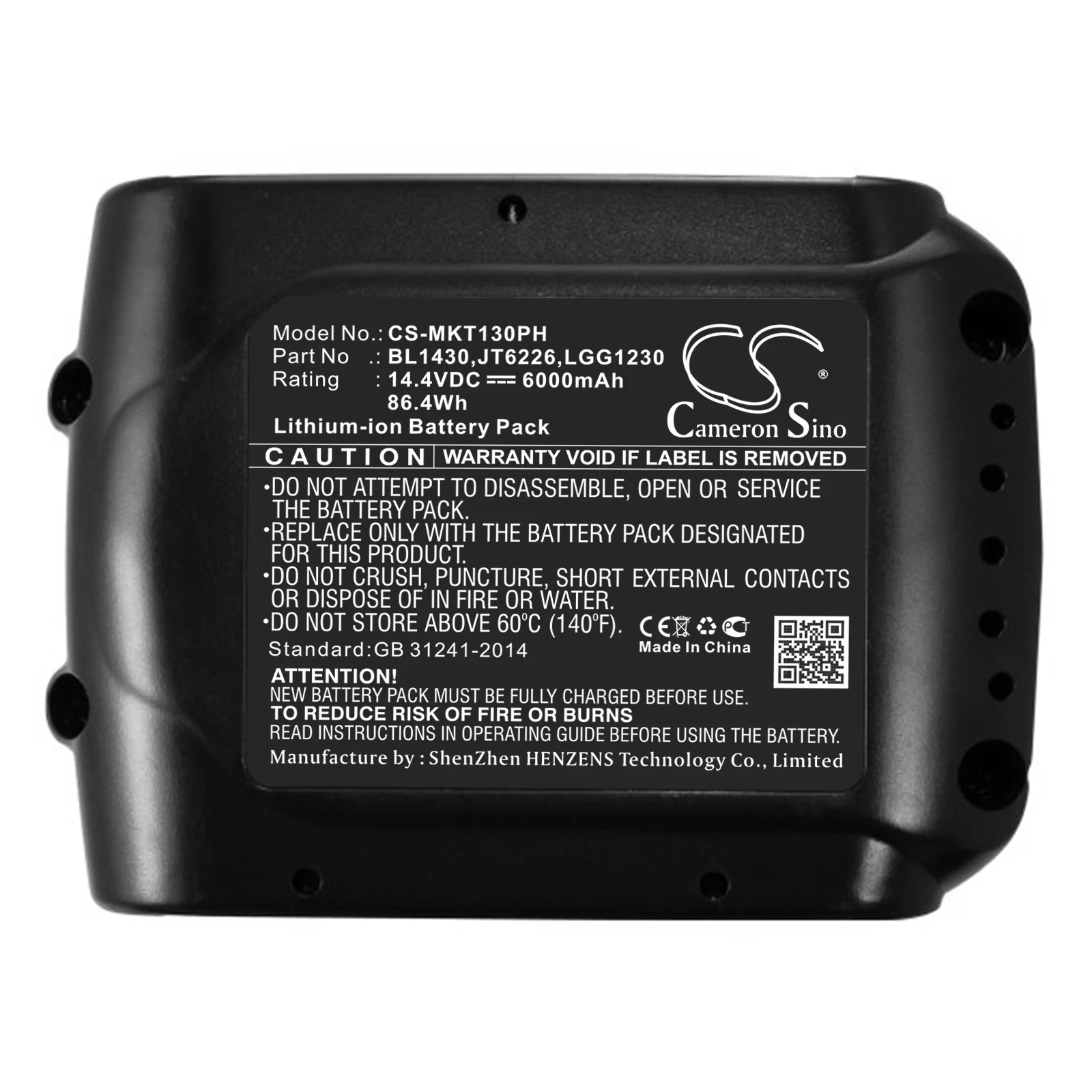 

CS 6000mAh Battery For BTD134D BTD134RFE