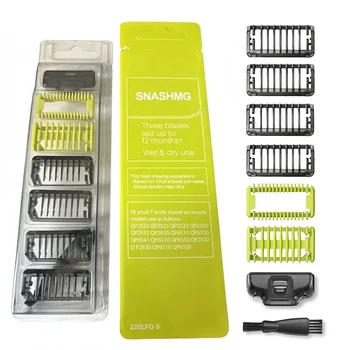 Image KVIFO Guide Comb Guards for One Blade QP2520 QP2515 QP2620 QP6510 QP6520 QP6530 Beard Trimmer Shaver Replacement Kit