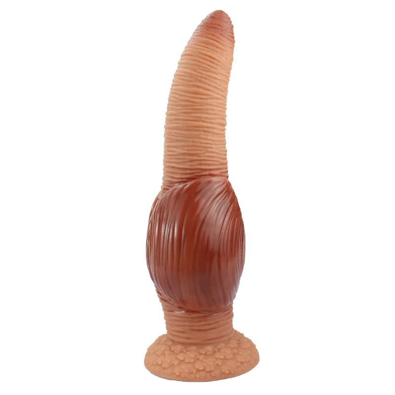 3 Sizes Ivory Clam Animal Dildos Monster Large Butt Plug Fantasy Soft Penis Massager for G-Spot Anal Masturbators Adult Sex Toys