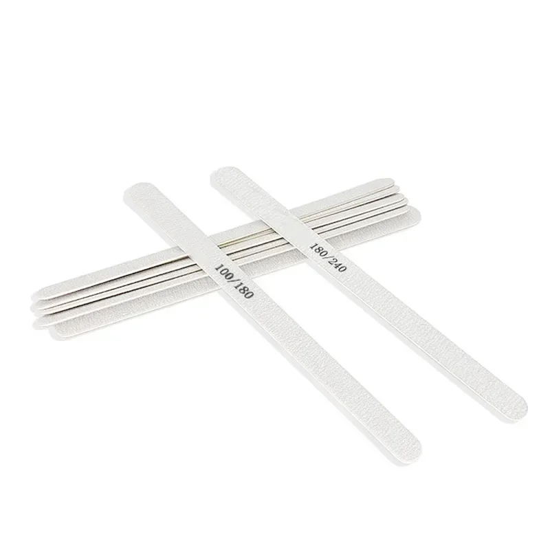 

100/180 180/240 50pcs/pack Professional Manicure Sanding Nail Art File Droplet Gray Polish Sandpaper