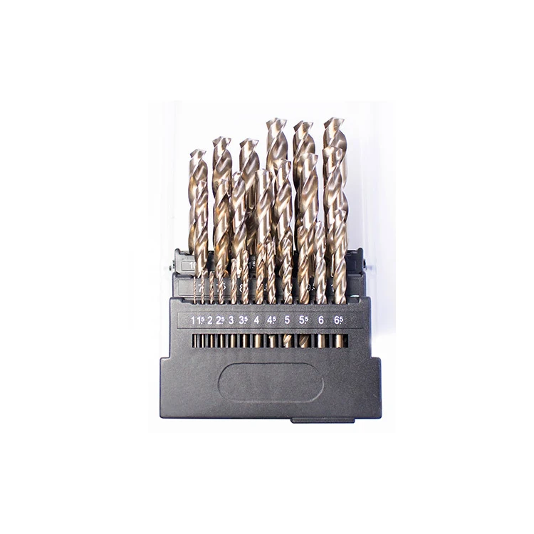 

25pcs M35 Cobalt-Enhanced Twist Drill Bit Set Straight Shank Drill Bits Set for Stainless Steel, Metal