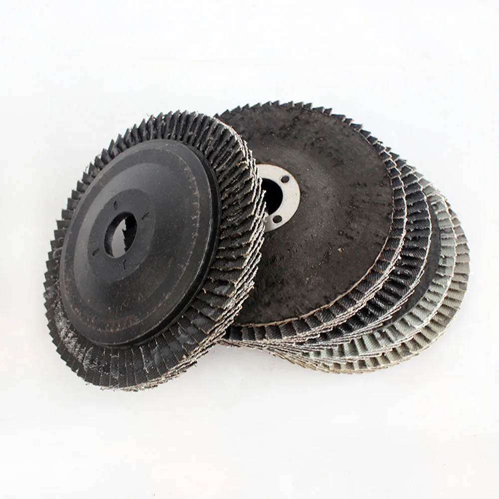 Louver Flap Discs Sanding Polishing Sheet Metal Grinding Wheel Blade Woodworking Impeller 100mm 4 Inch Sandpaper Angle Grinder