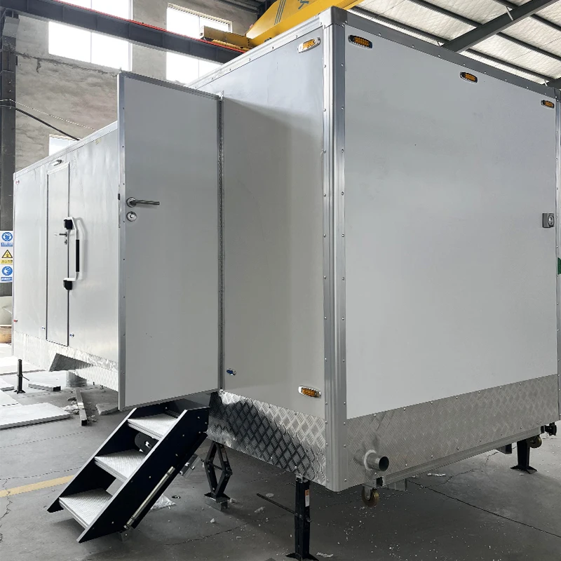2025 Portable Prefabricated Outdoor Bathroom Toilet Luxury Mobile Public Toilet with Shower Room for Adults Camping Events - view 3