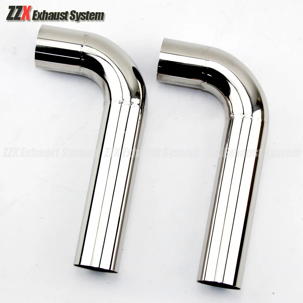 1PCS car accessories Automobile exhaust pipe muffler turns into stainless steel elbow 90 degree Angle pipe to reduce diameter