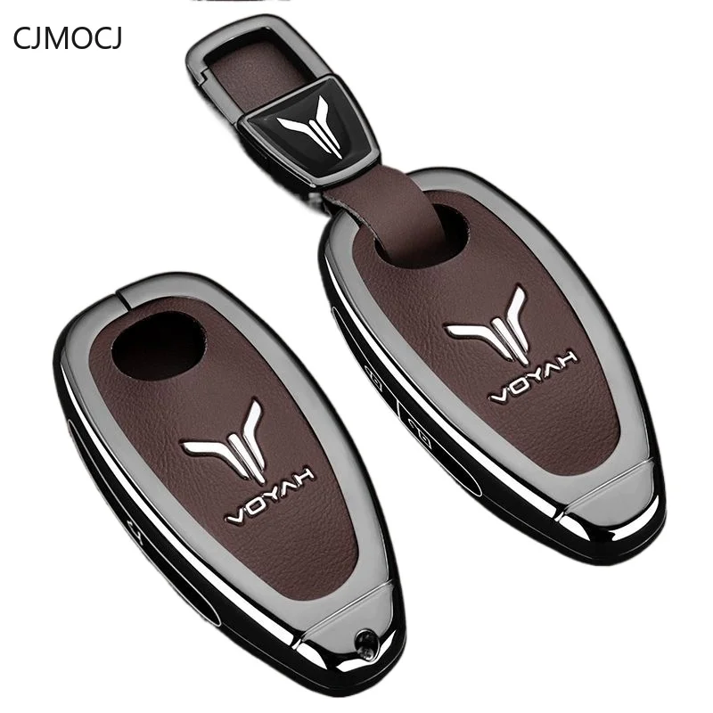 

Premium Zinc Alloy Key Cover Case for VOYAH Zhiyin/Chasing Light PHEV/Free 318 (2023-2024) - Protective Key Fob Shell Keychain