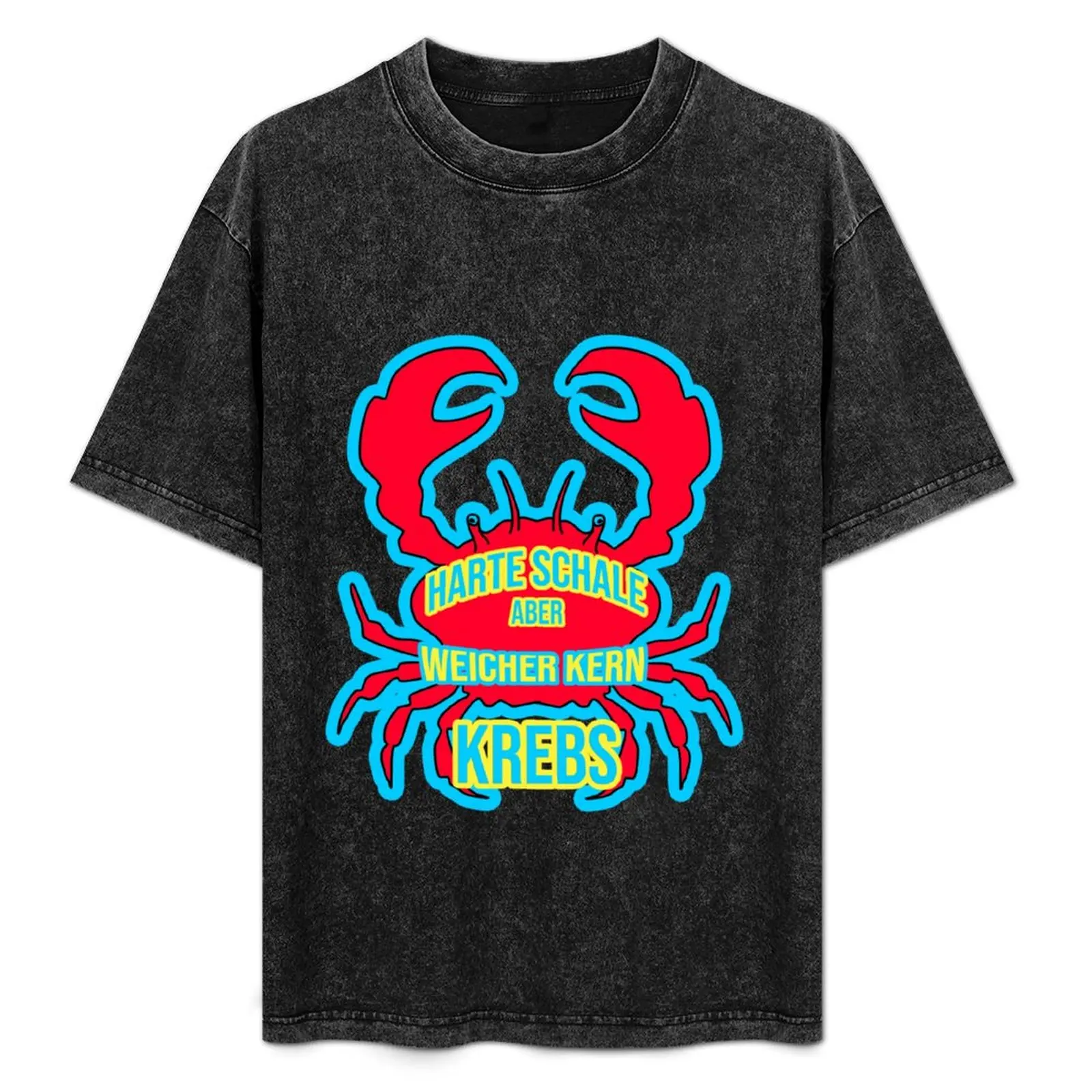 Zodiac sign Cancer - Hard shell but soft core T-Shirt oversized t shirt anime figures oversizeds mens plain t shirts