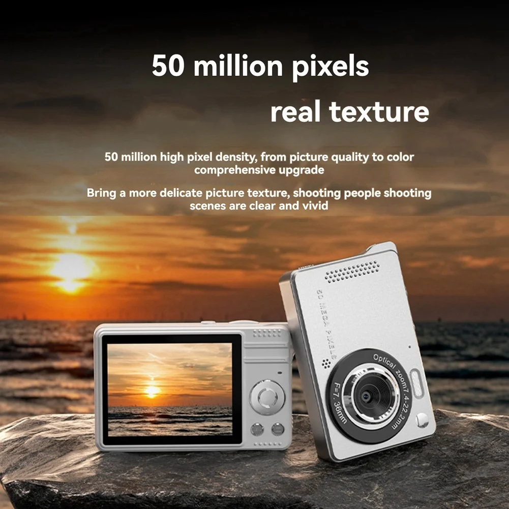 A36T-M08 Digital Camera Ccd Small Camera For Students Small Portable Retro Campus Card Machine Memory Card