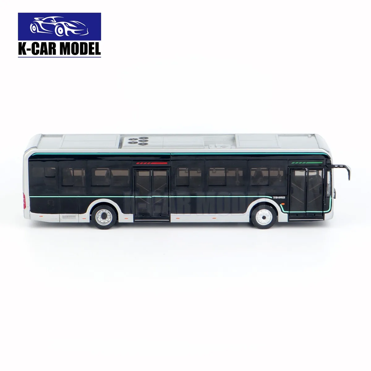 1/43 YUTONG Electric U12 City Bus Car Diecast Simulated Alloy Model Toy