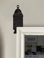 1PC Ramadan Lantern Decorations, Door Lintel Letters And Signs Happy Ramadan, Eid Mubarak Hanging Ornaments Home Decoration Gift