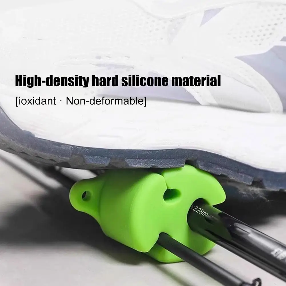 

4/6 шт., защитные чехлы для подставки для удочек, силиконовые рыболовные галстуки, снасти, инструмент, рыболовные крепления, фиксированные зажимы для удочки, шарики W1X1