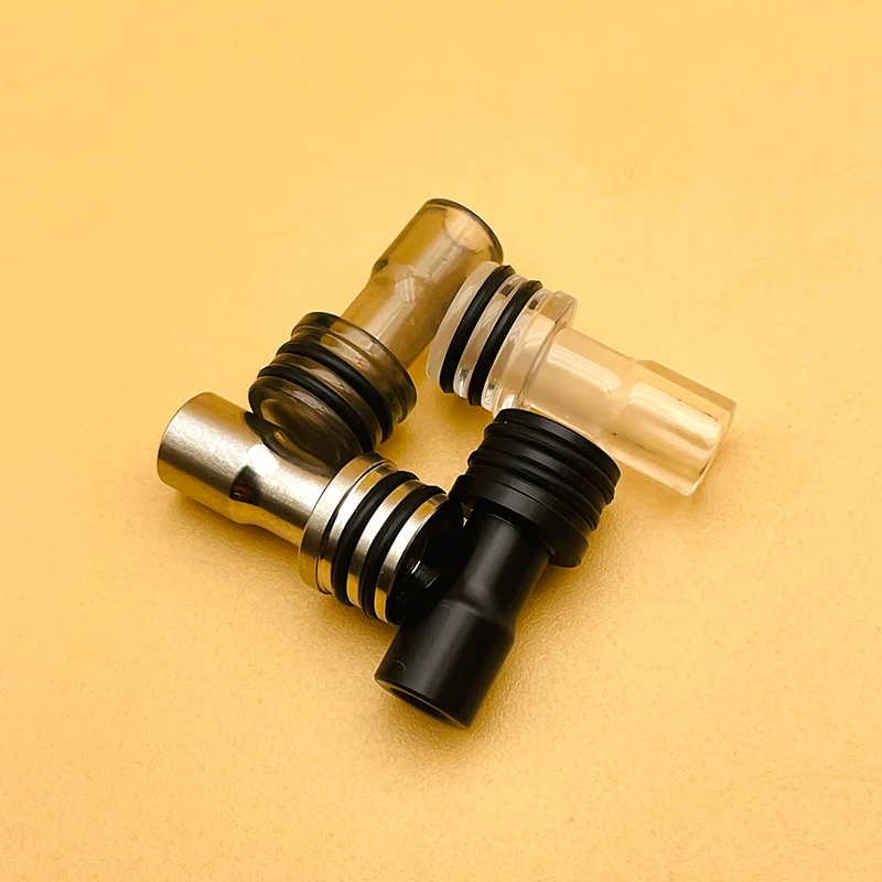 DSX 510 drip tip Narrow Bore Stainless Steel PC Clear PEI Mouthpiece for dotaio bb box boro tank Vape Accessory